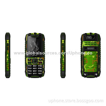Dual SIM phone, cheap outdoor phone, military phone with2.0", MTK6250, 64MB+64MB, 0.3MP, big battery
